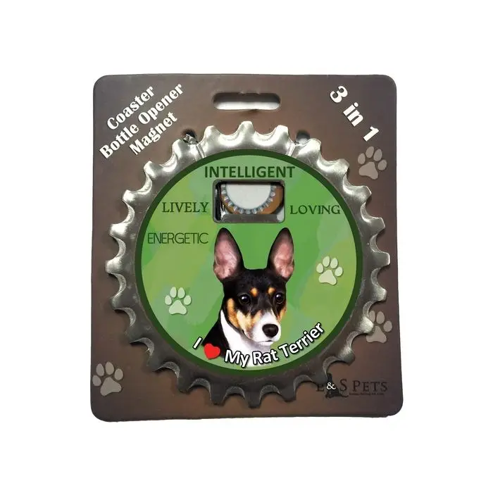 Rat Terrier | 3 in 1 Magnetic Coaster