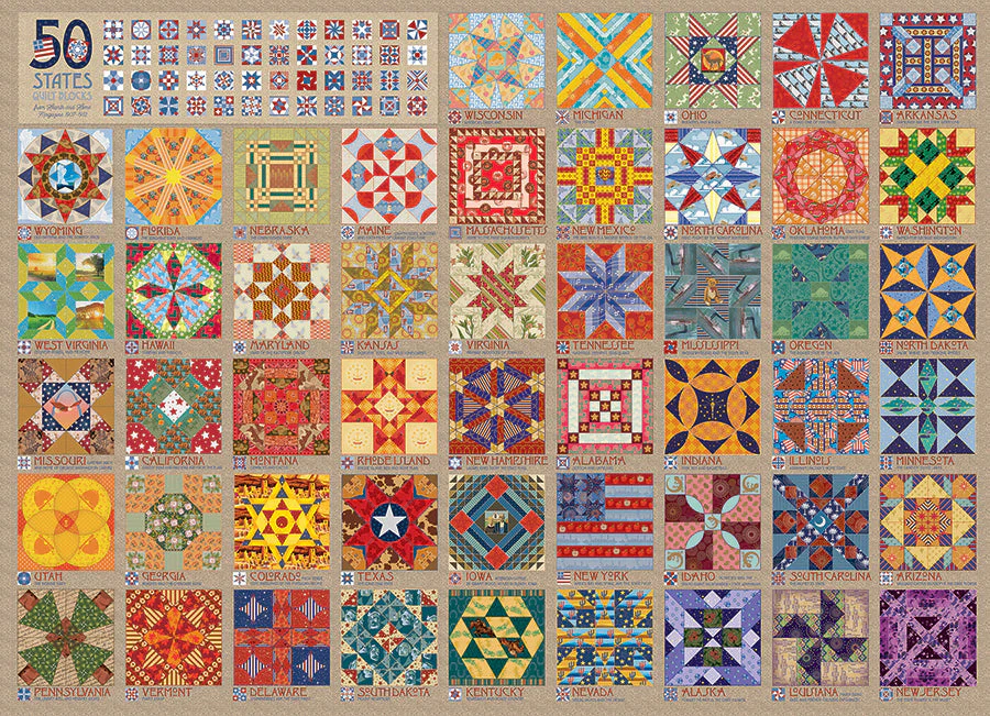 50 states Quilt Blocks Puzzle - Image 2