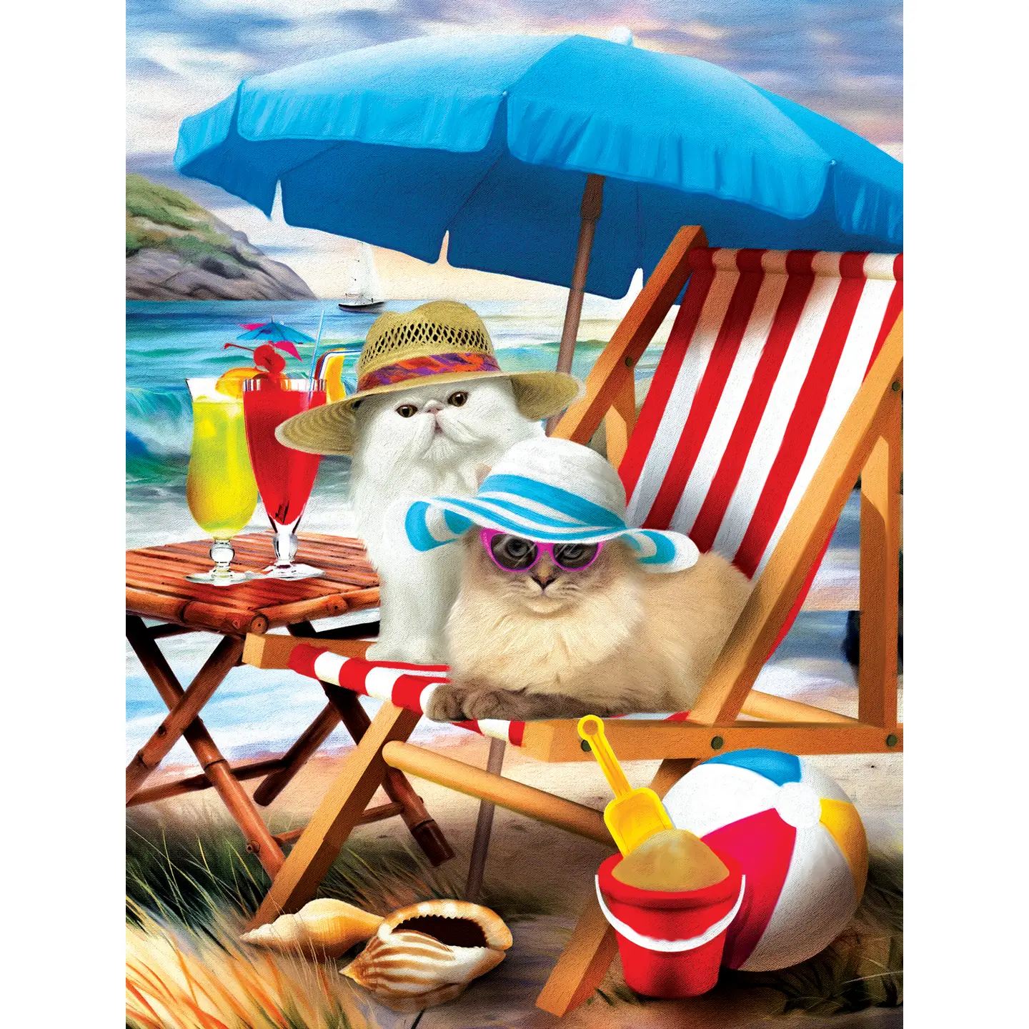 Beach Cats Puzzle - Image 2