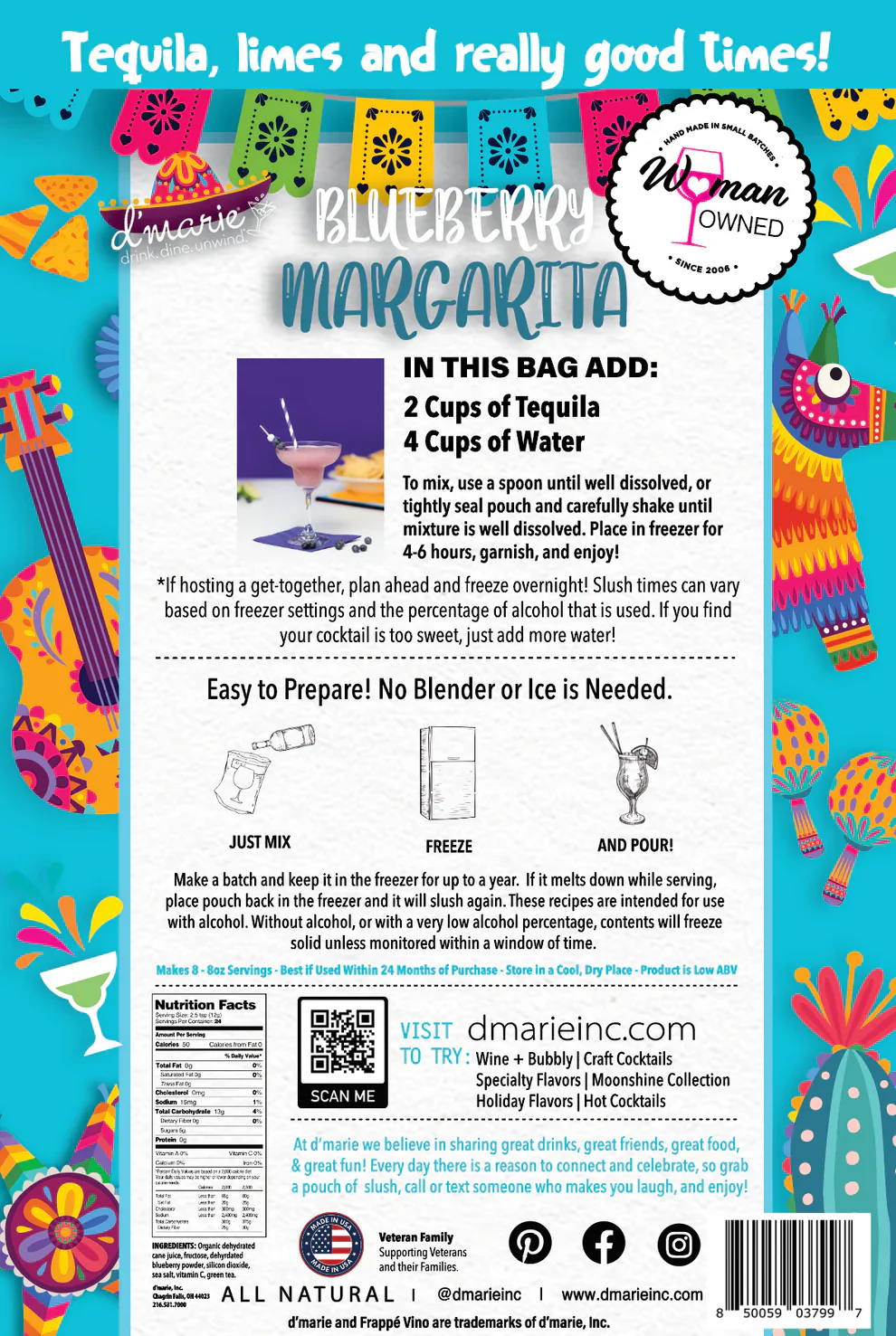 Blueberry Margarita Drink Mix - Image 2
