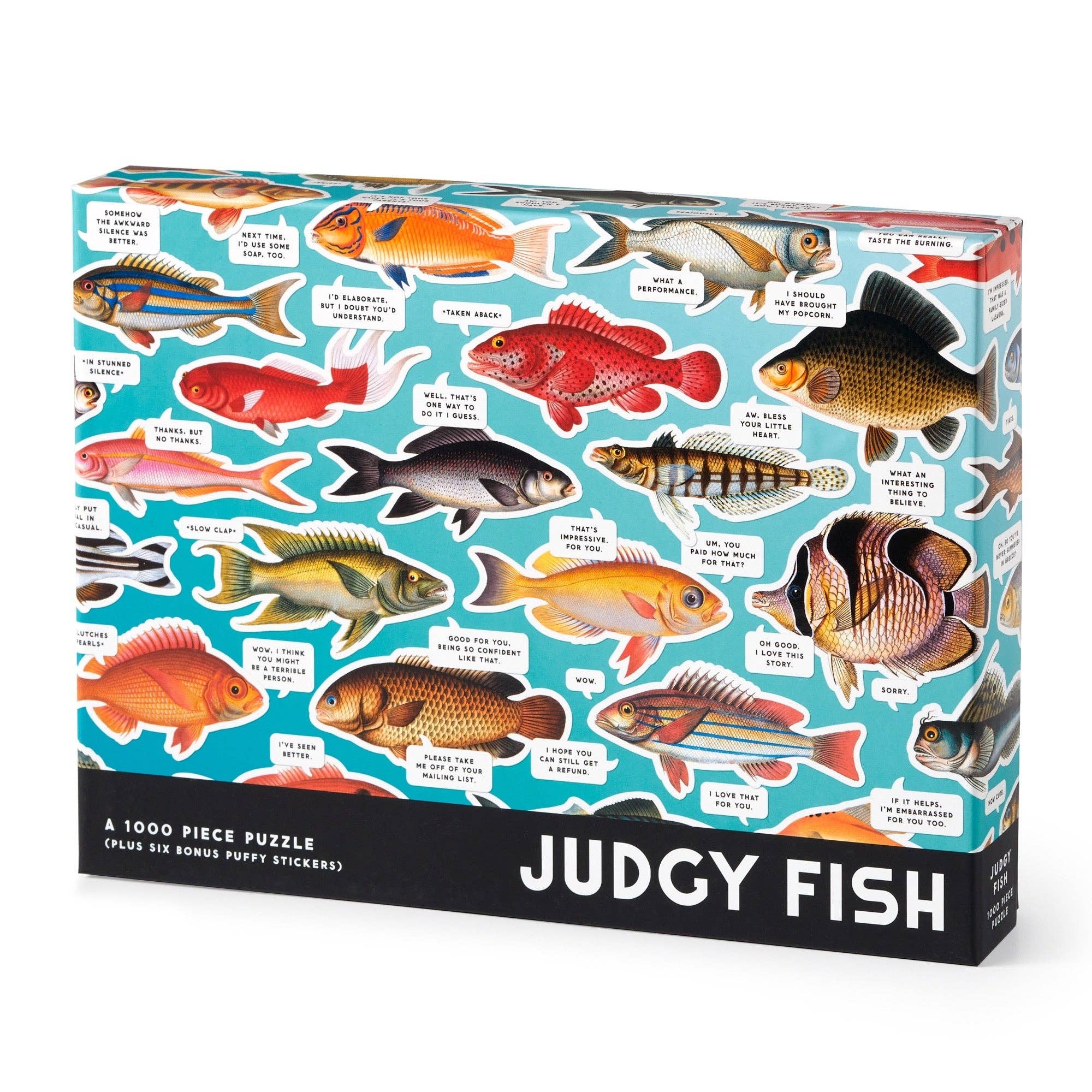 Brass Monkey Judgy Fish 1000 Piece Puzzle - Image 3