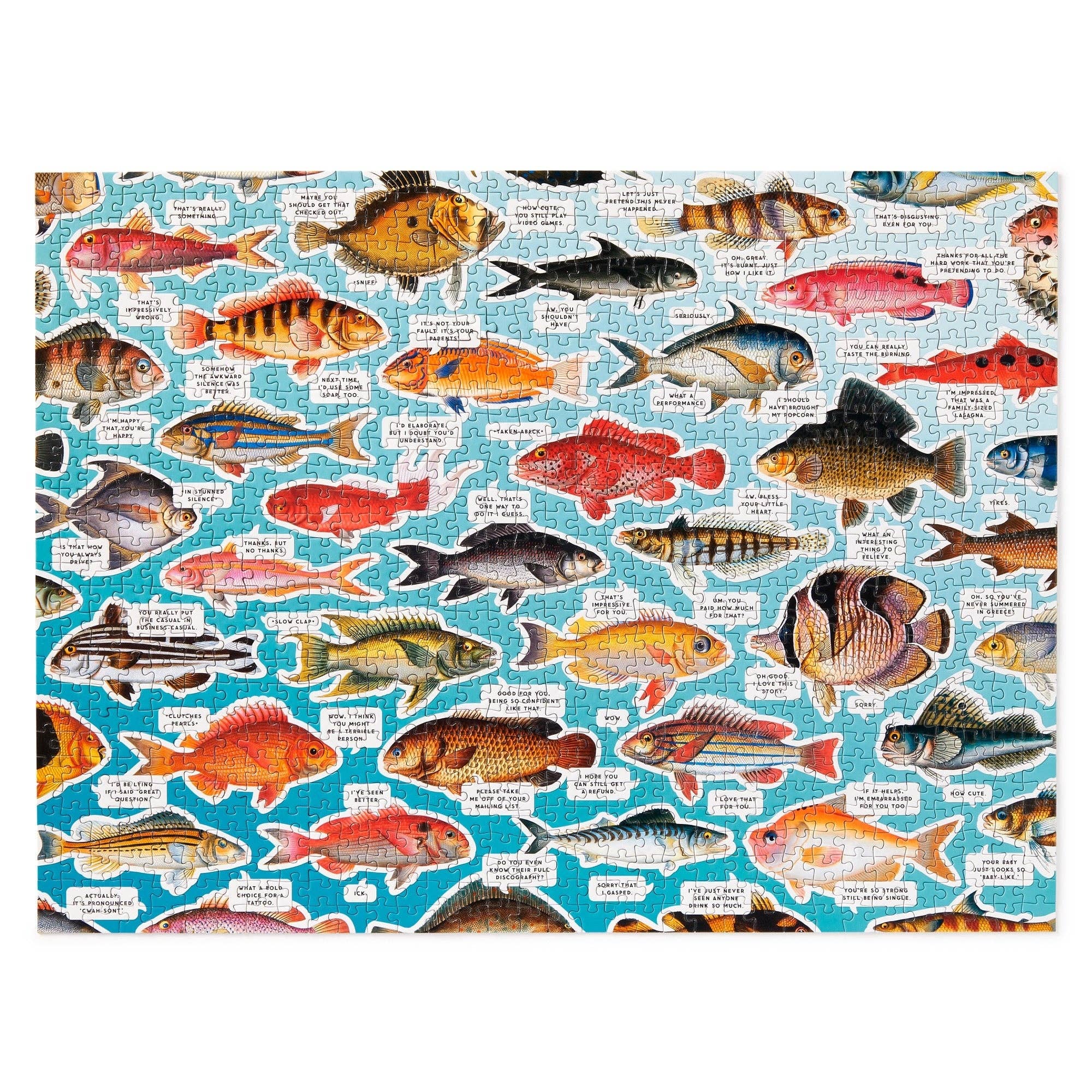 Brass Monkey Judgy Fish 1000 Piece Puzzle - Image 6