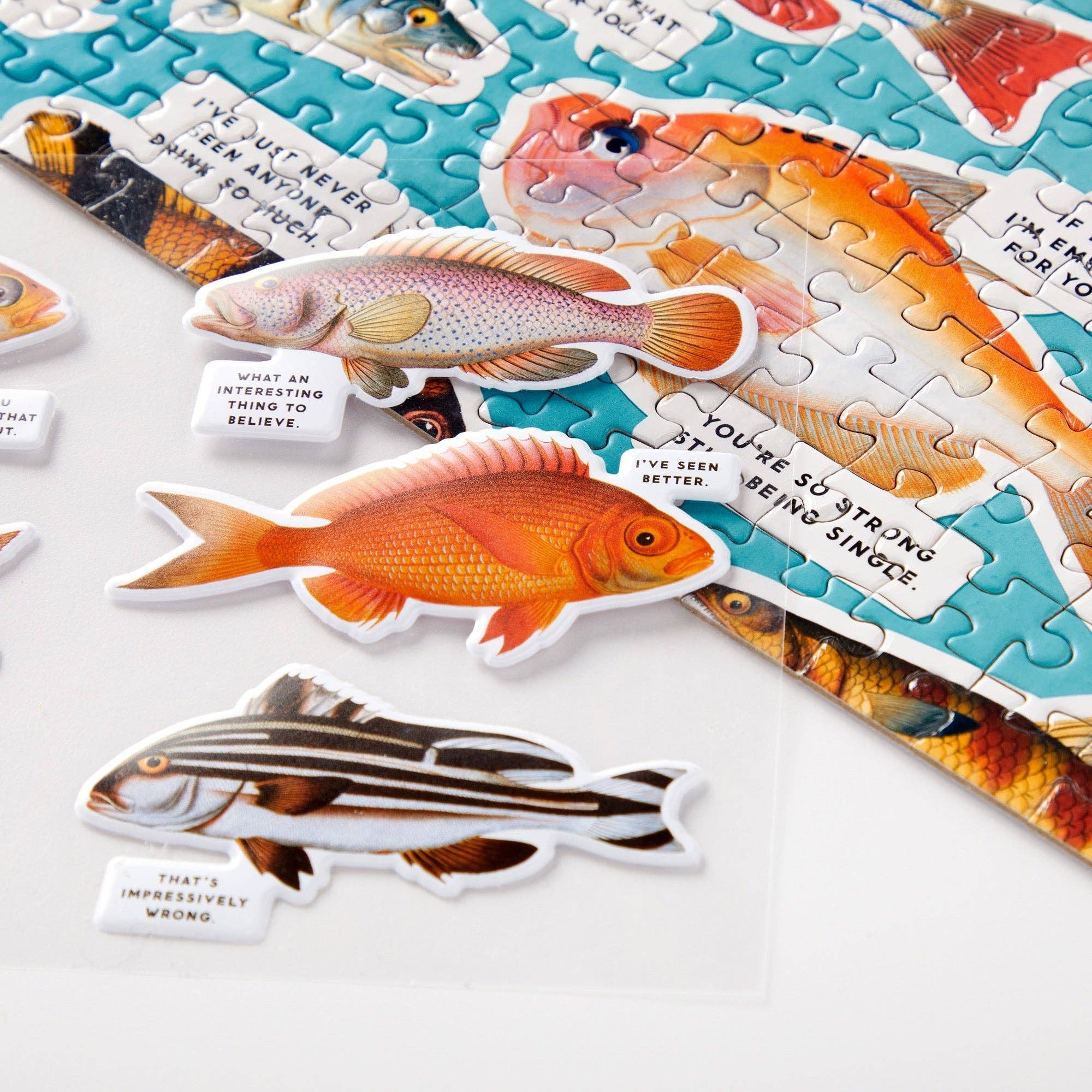 Brass Monkey Judgy Fish 1000 Piece Puzzle - Image 8