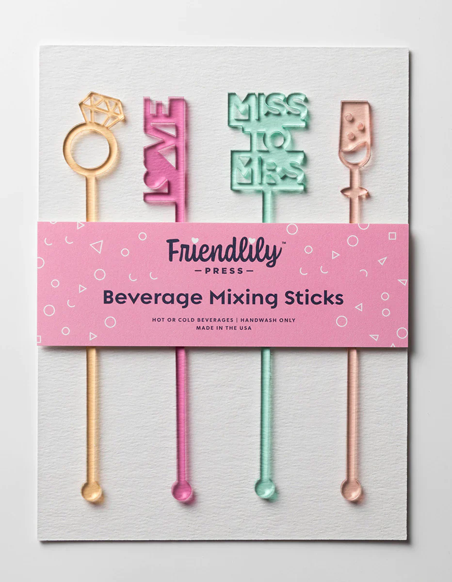 Bridal Shower Drink Stirrers