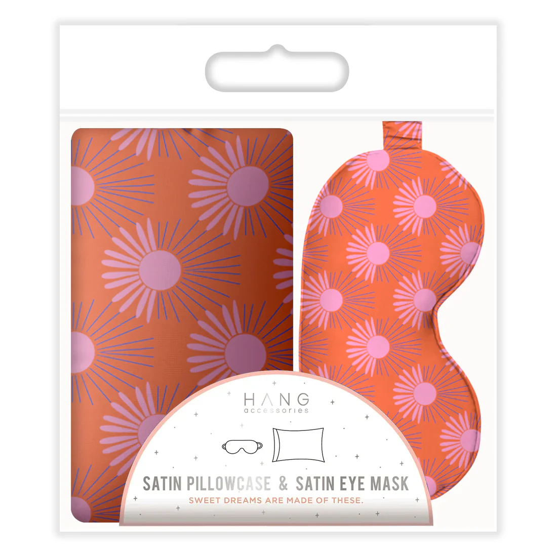 Burning Sun Eye Mask & Pillowcase Satin Set - Image 2