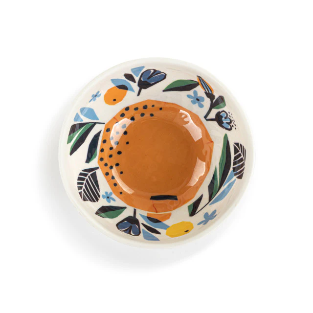 Citrus Blooms Dip Bowl