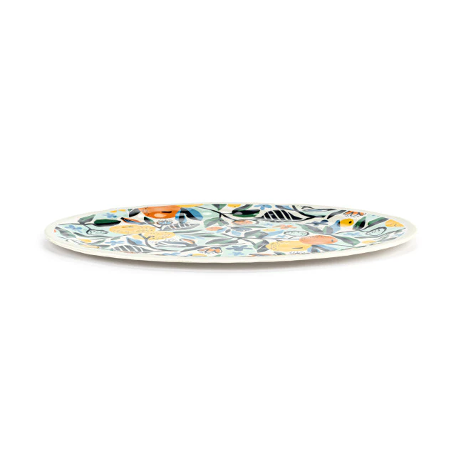 Citrus Blooms Oval Platter - Image 2