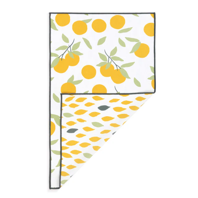 Citrus Orange Reversible Towel - Image 3