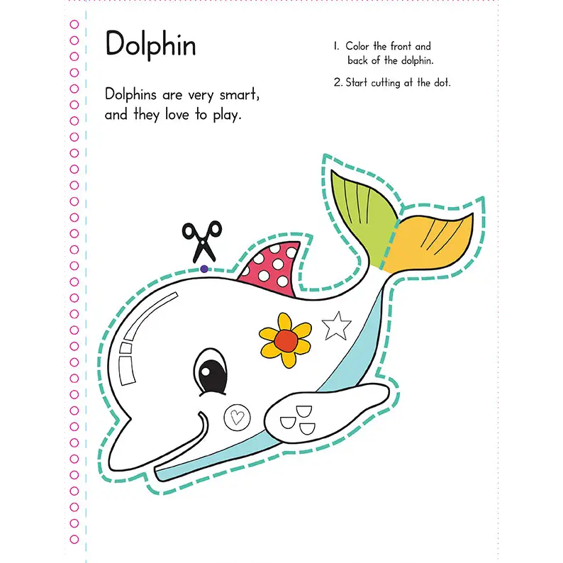 Color, Cut, and Fold: Ocean Animals - Image 3