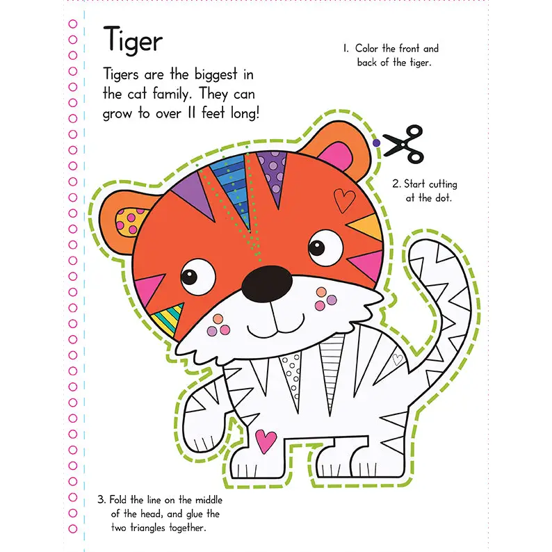 Color, Cut, and Fold: Wild Animals - Image 3