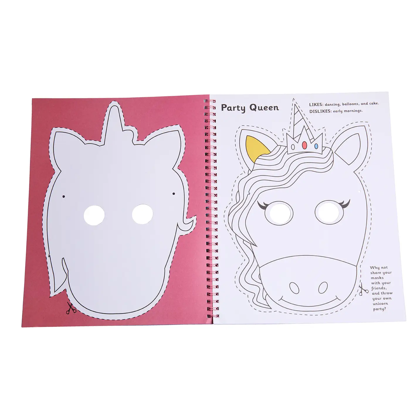Color & Cut Masks: Unicorns - Image 2