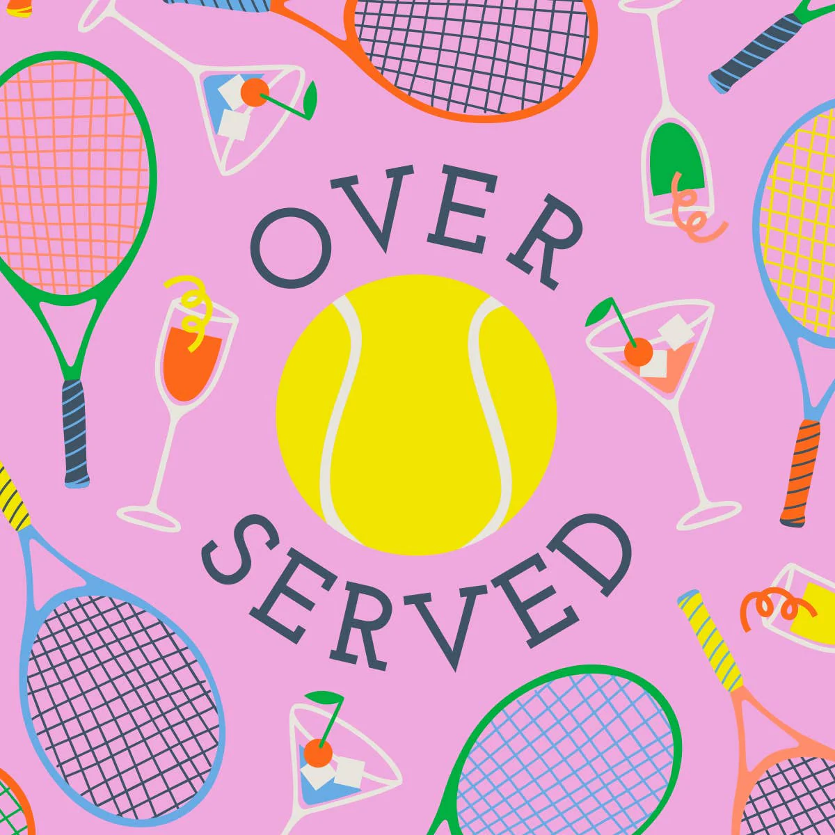 Funny Tennis Cocktail Napkins | Overserved