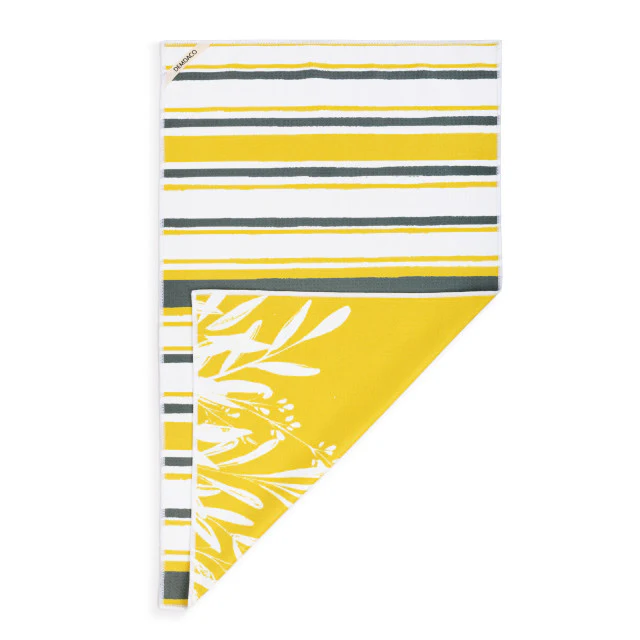 Gold Leaves Reversible Towel - Image 2