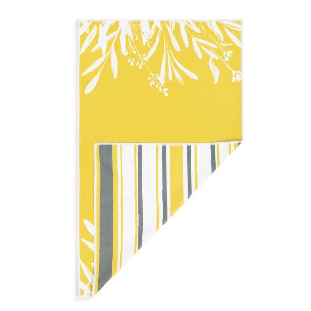 Gold Leaves Reversible Towel - Image 3