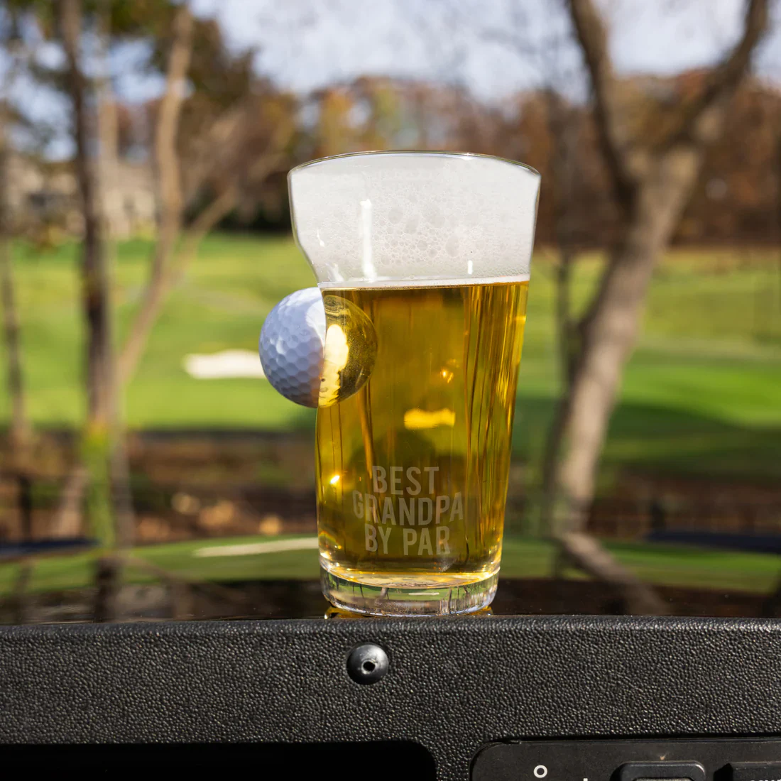 Grandpa Par Golf Ball Glass - Image 2