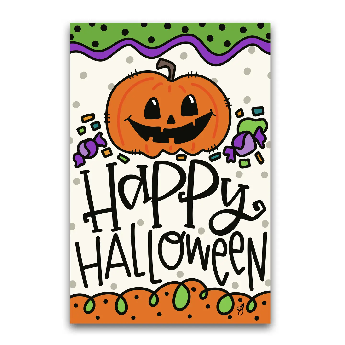 Happy Halloween Garden Flag