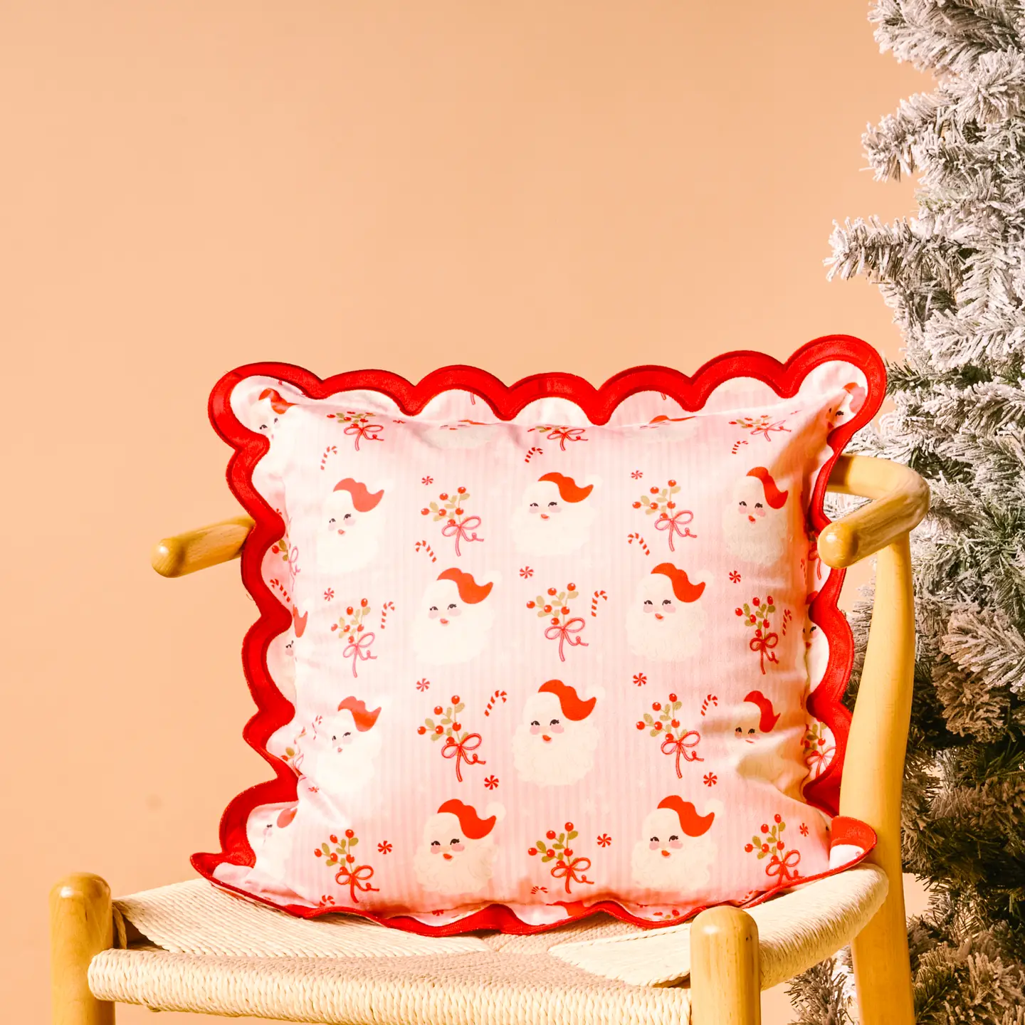 Holly Jolly Santa Pillow - Image 2