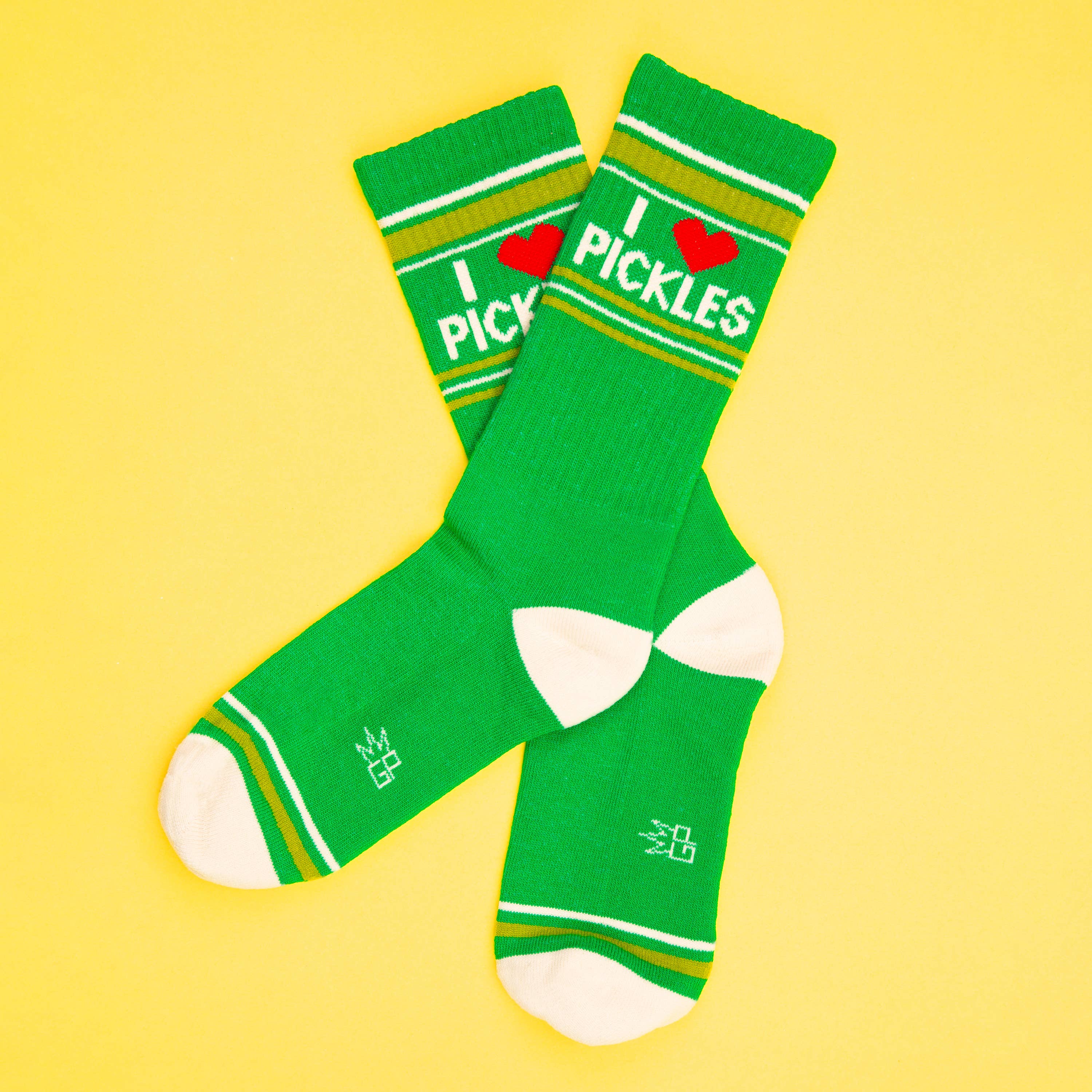 I ❤️ Pickles Gym Crew Socks - Image 2