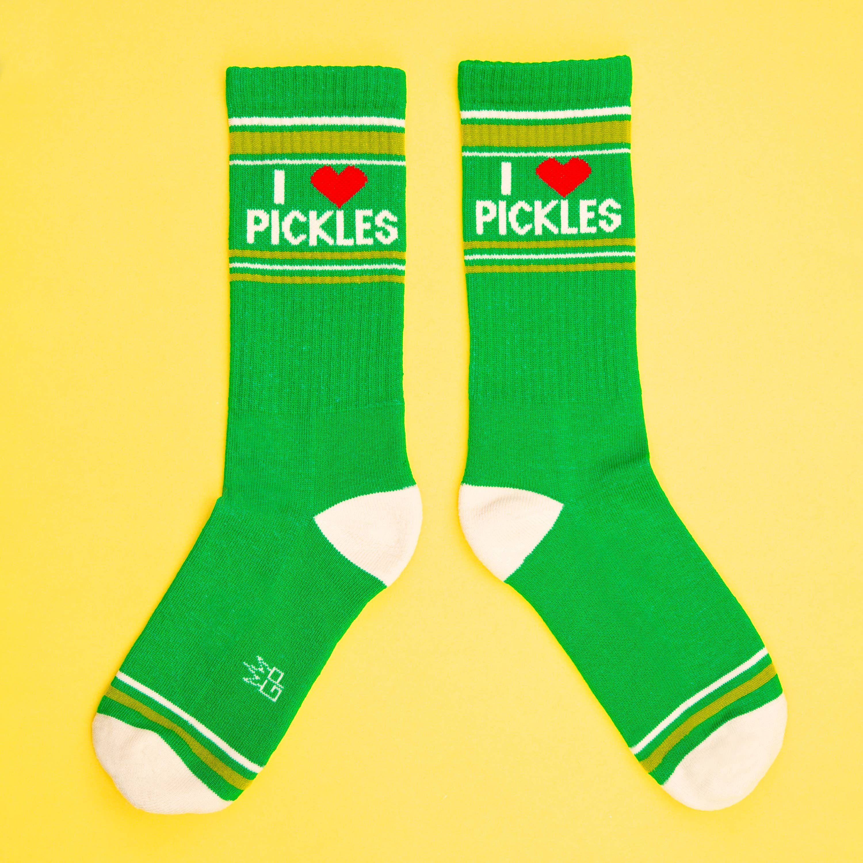 I ❤️ Pickles Gym Crew Socks - Image 5