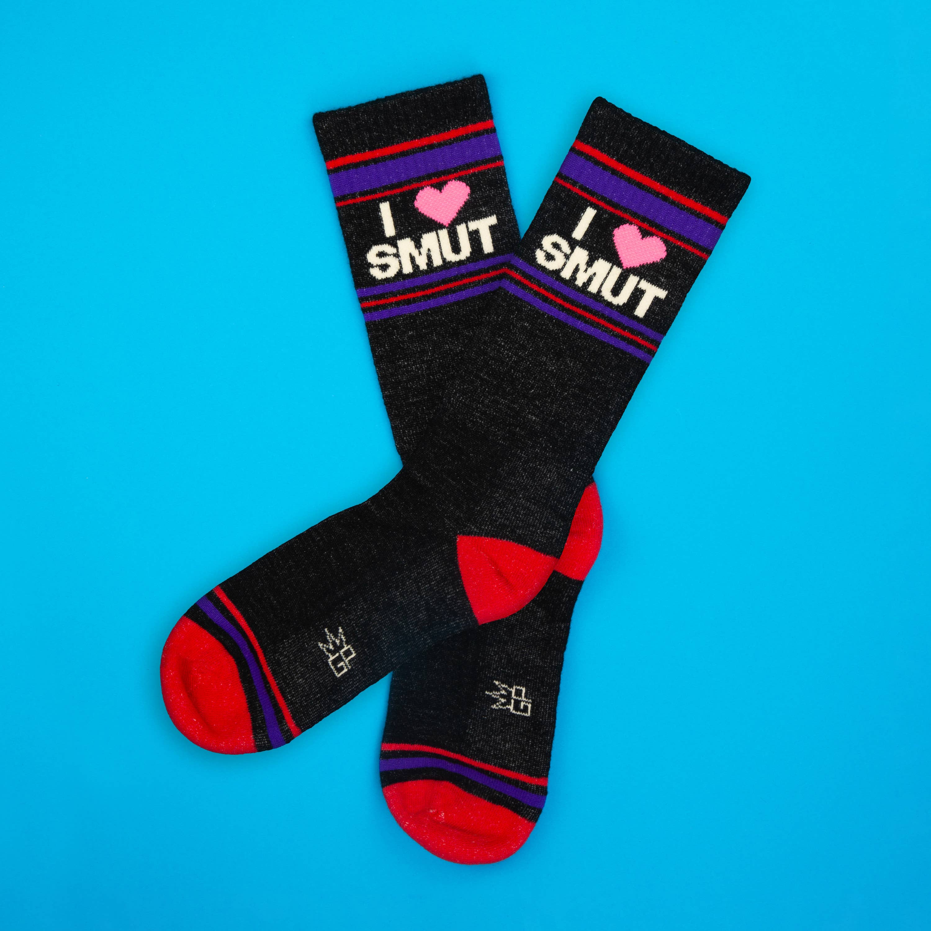 I ❤️ Smut Gym Crew Socks - Image 2