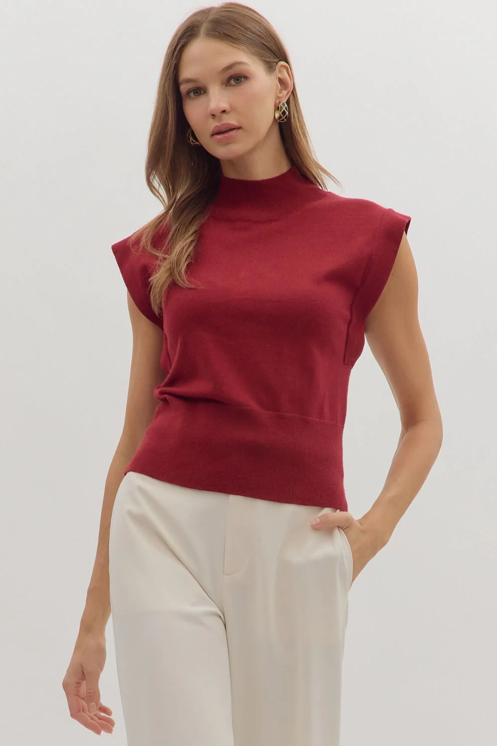 Josie Top | Burgundy