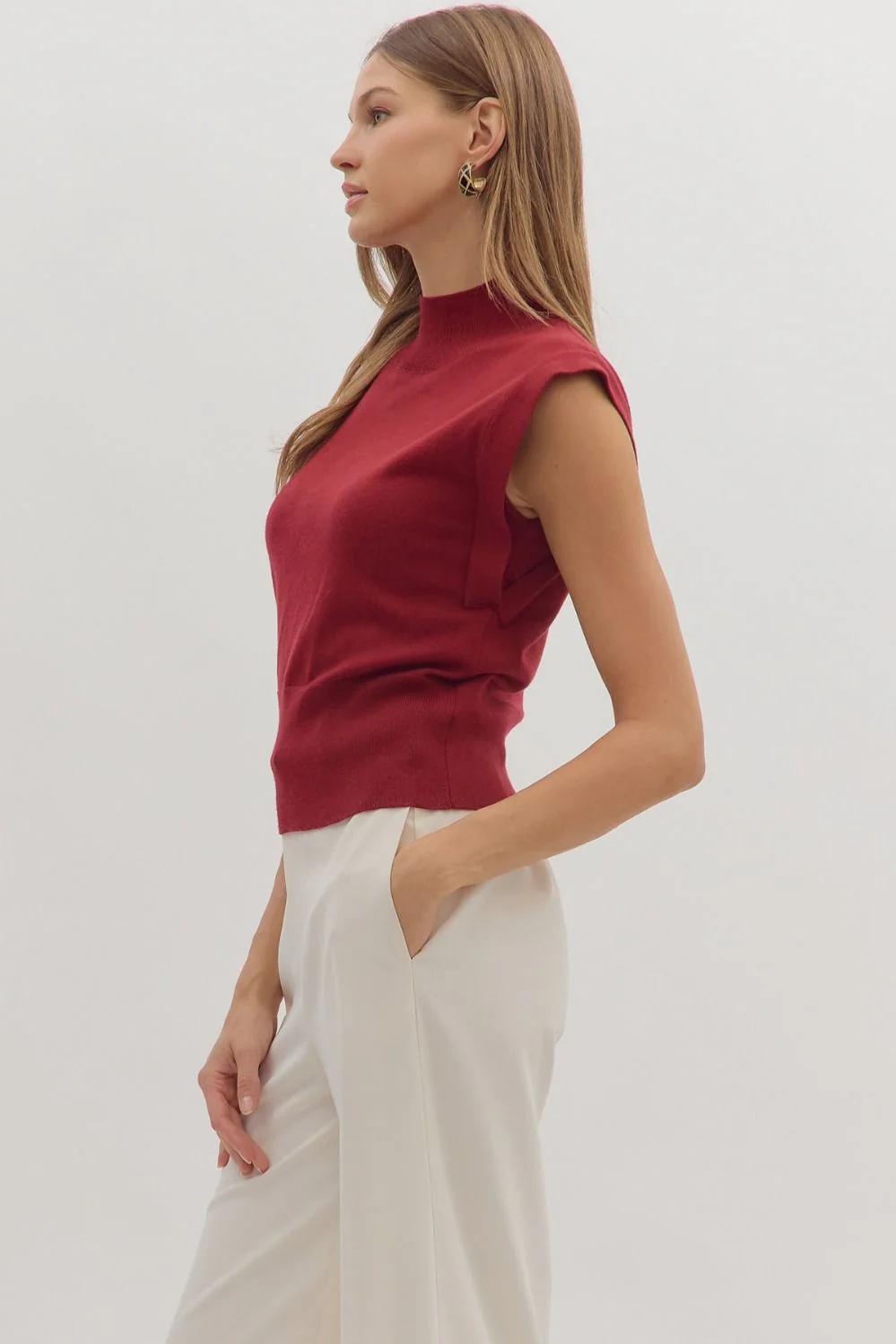 Josie Top | Burgundy - Image 3