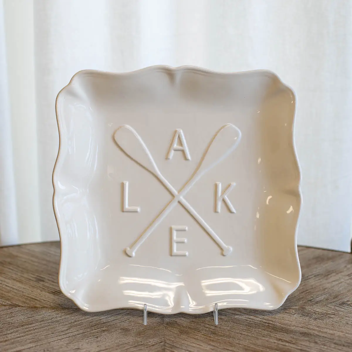 Lake Oar Square Platter