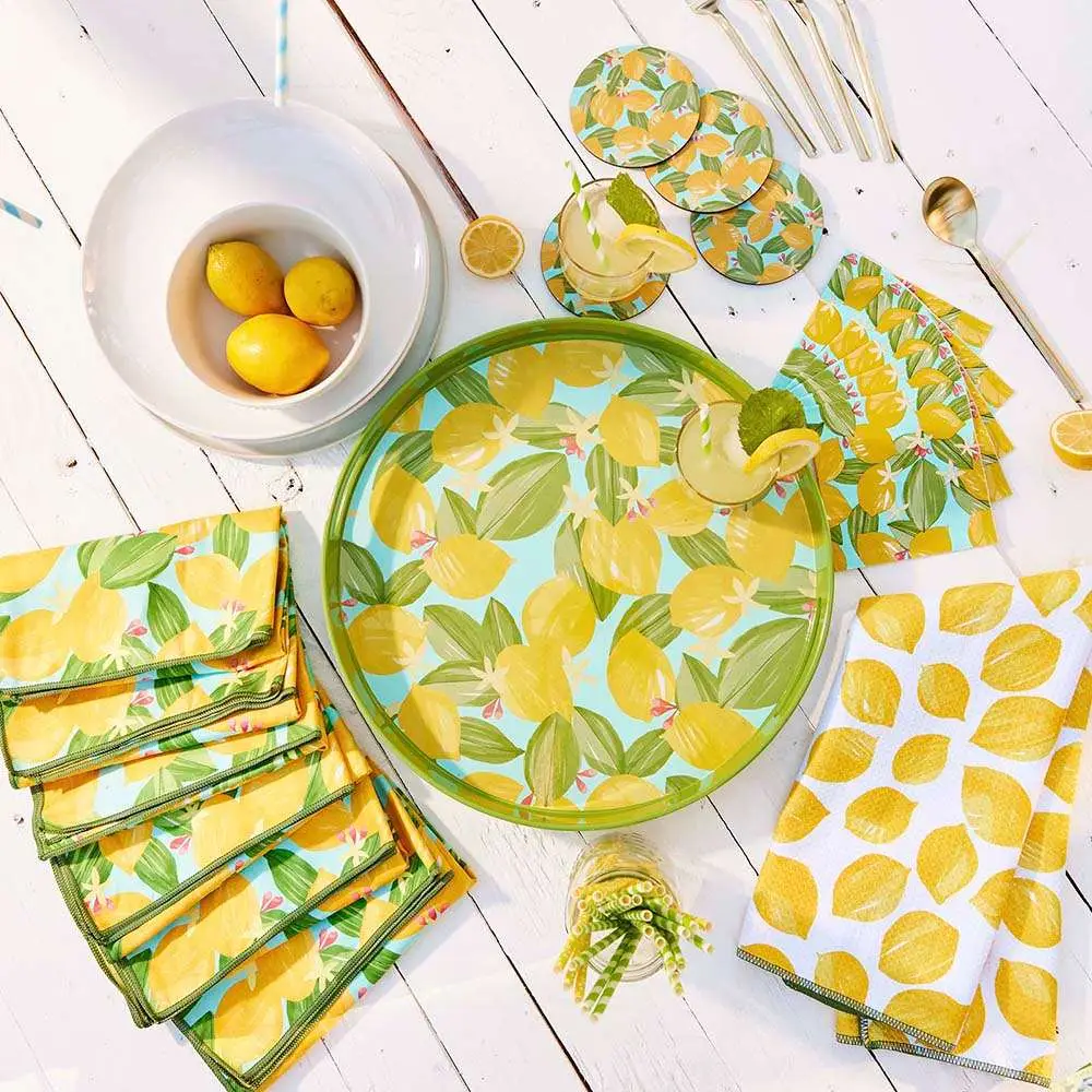 Lemon Blossoms Tray