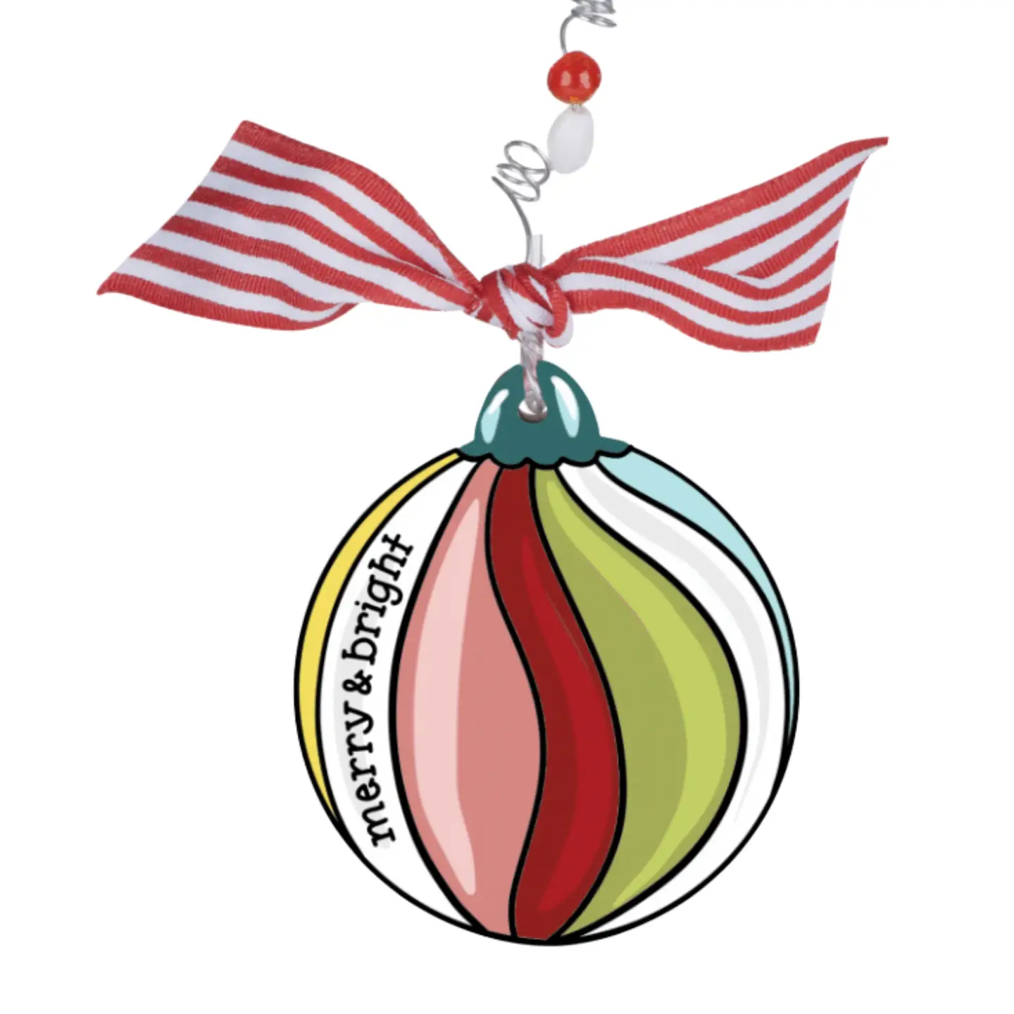 Merry & Bright Vintage Ornament