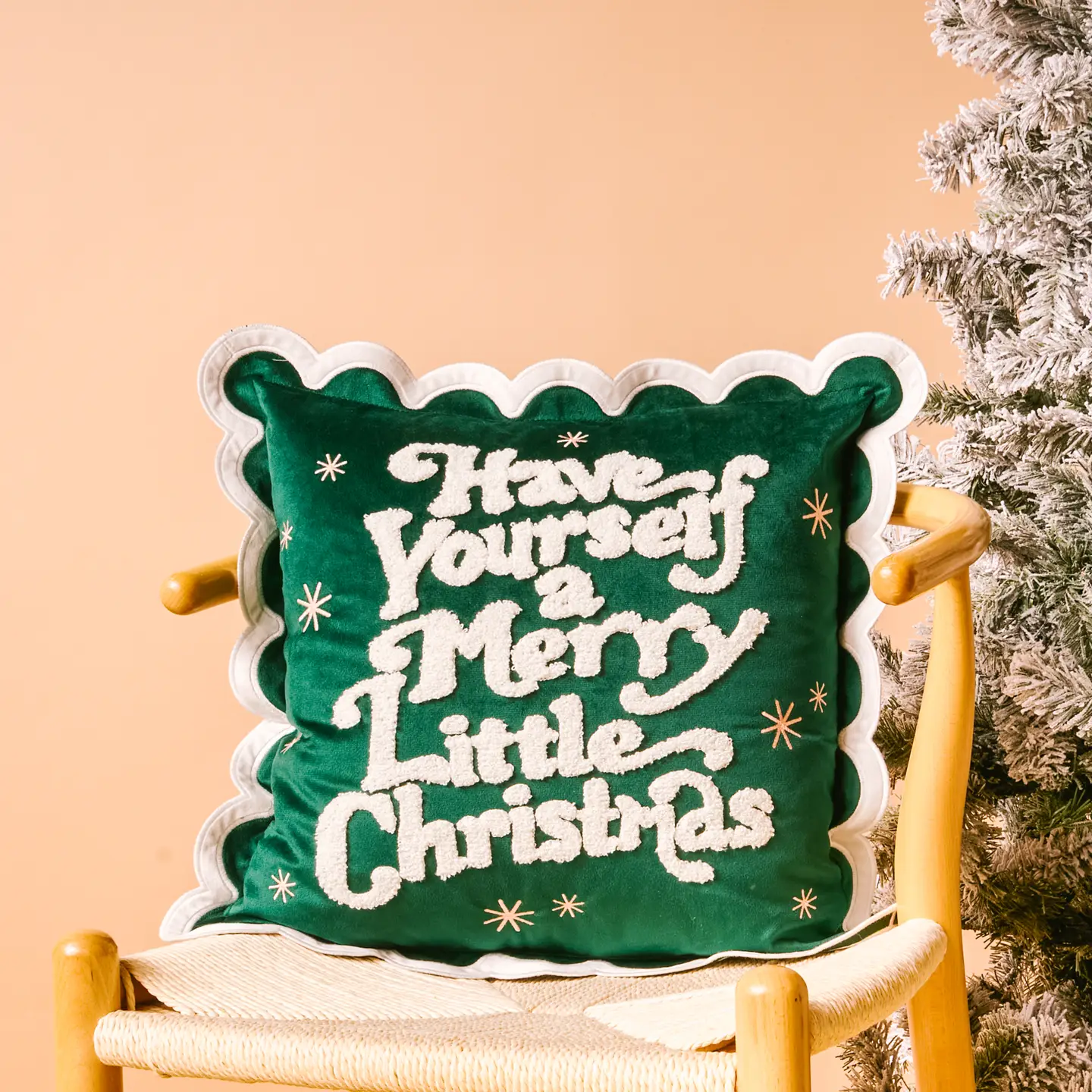Merry Little Christmas Pillow - Image 2