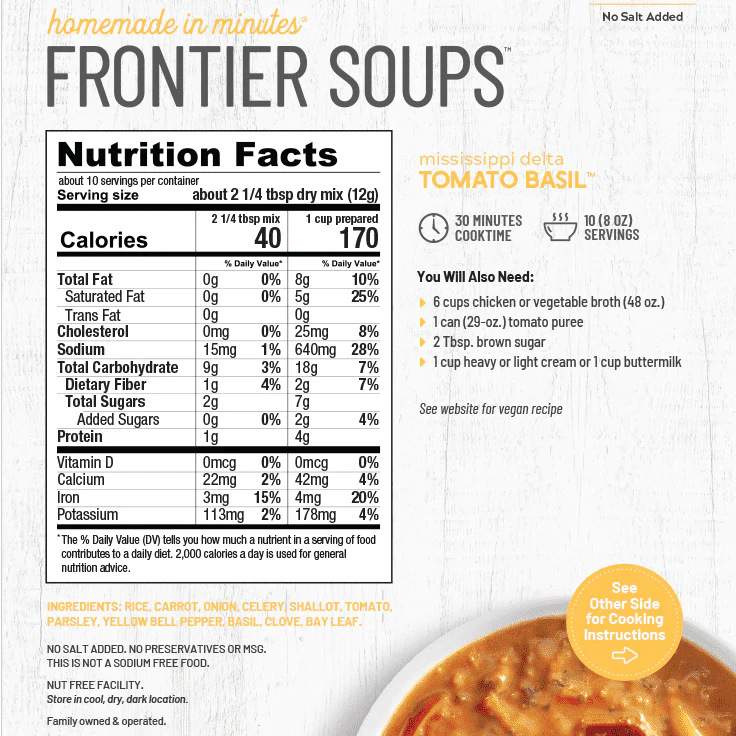 Mississippi Delta Tomato Basil Soup Mix - Image 3