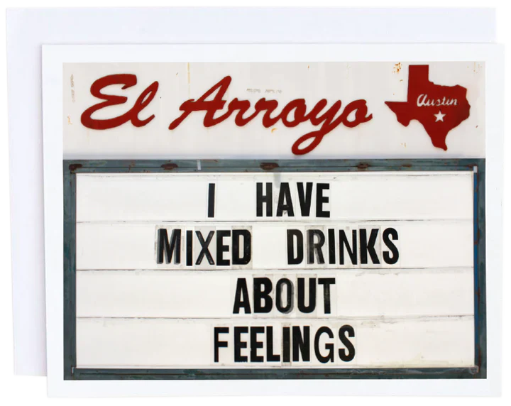 Mixed Drinks Card