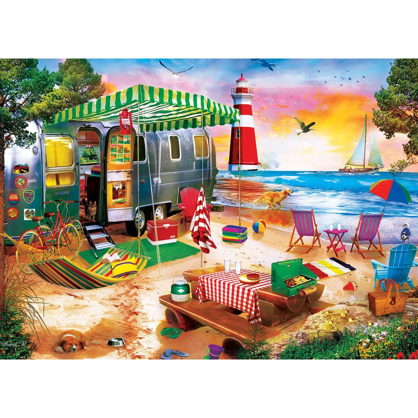 Oceanside Camping Puzzle