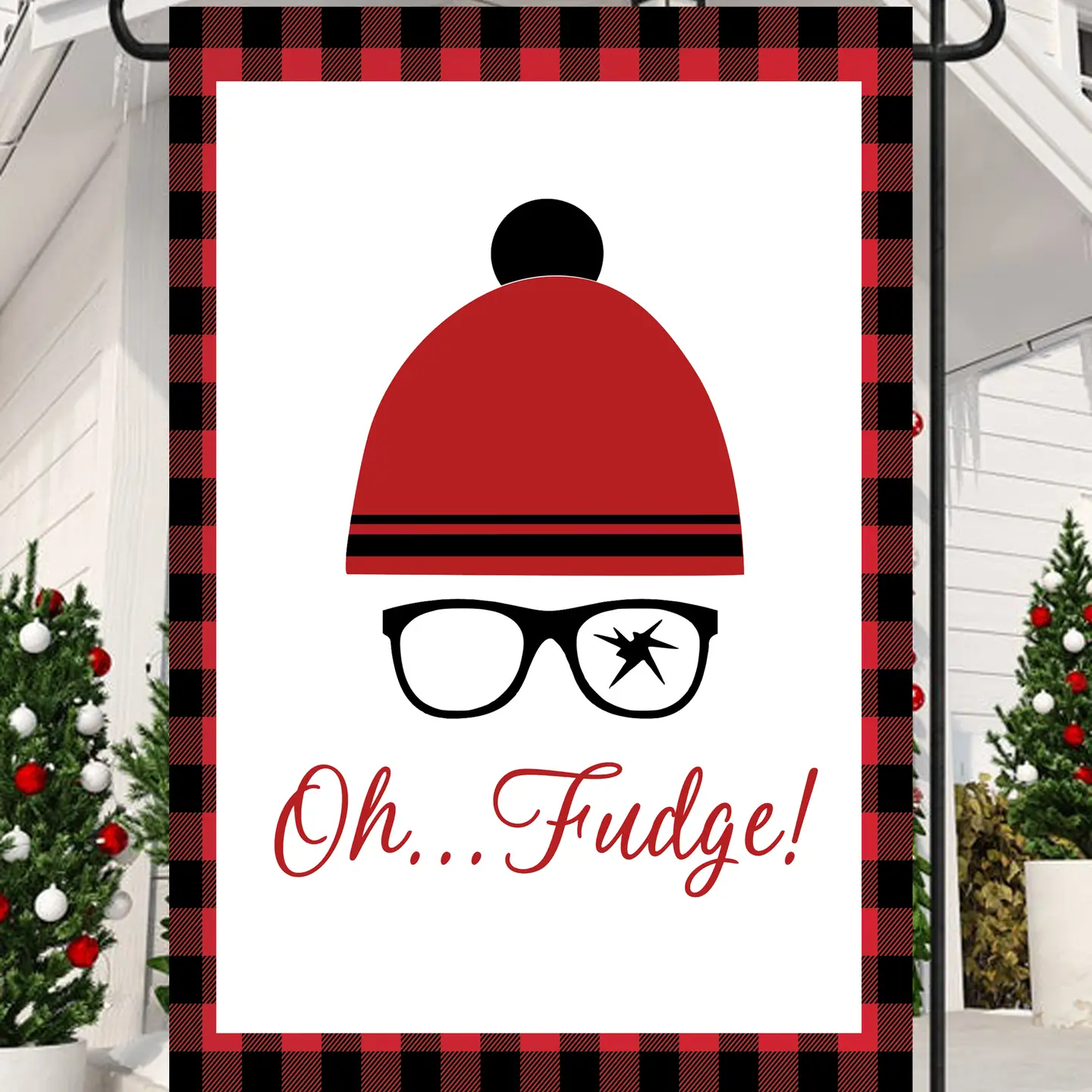 Oh, Fudge! Garden Flag