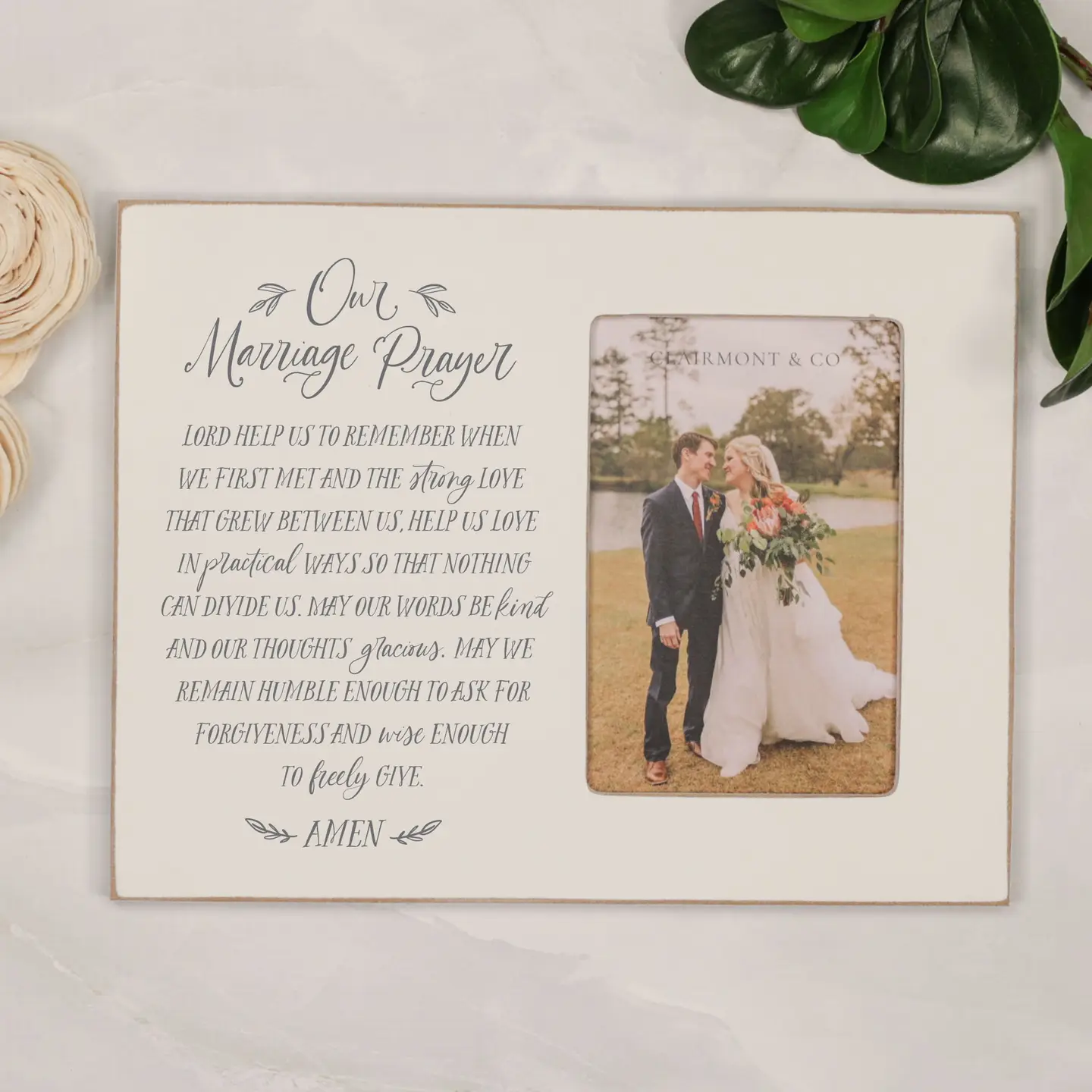Our Marriage Prayer Picture Frame
