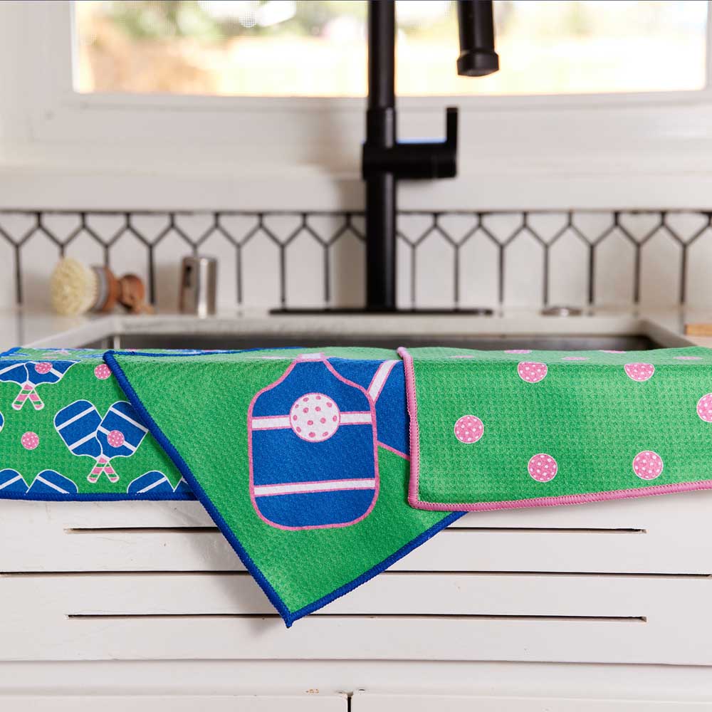Pickleball Dish Cloth Set