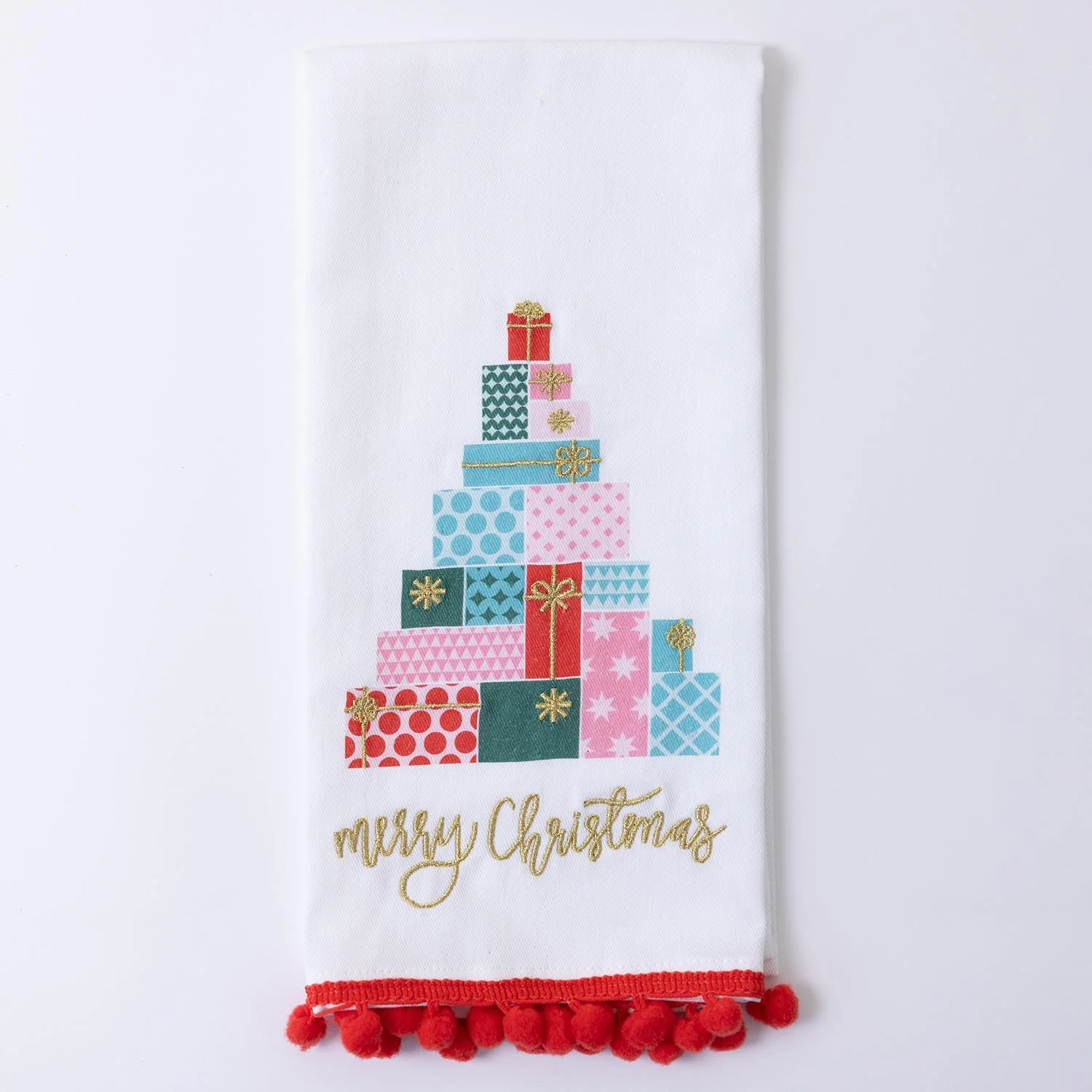 Present Tree Tea Towel