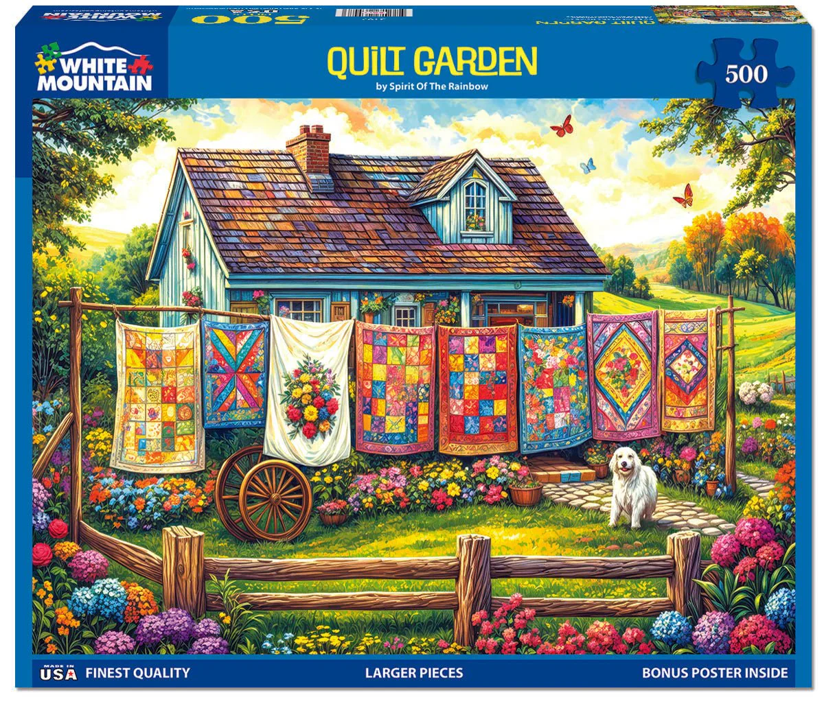 Quilt Garden 500 Piece Jigsaw Puzzle