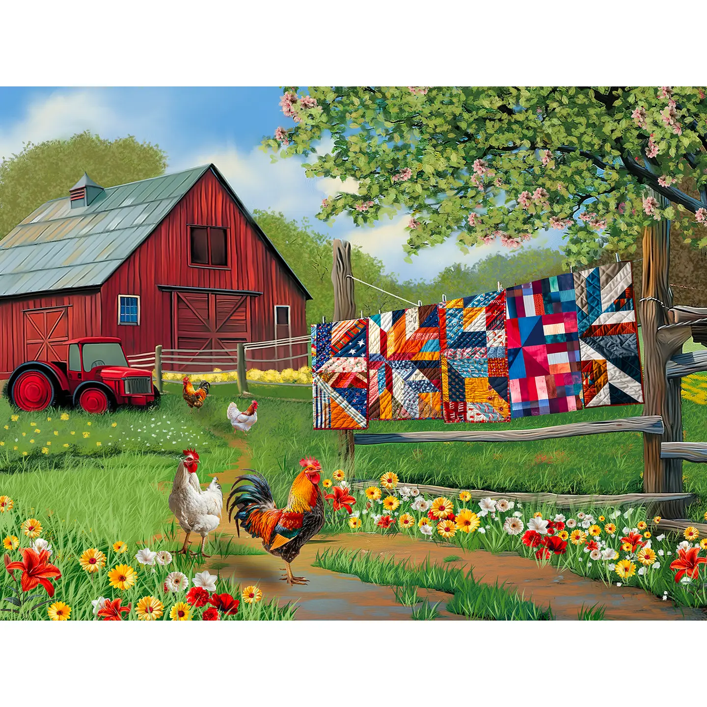 Quilts on the Farm Puzzle - Image 2