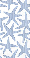Seersucker Starfish Guest Towel Set