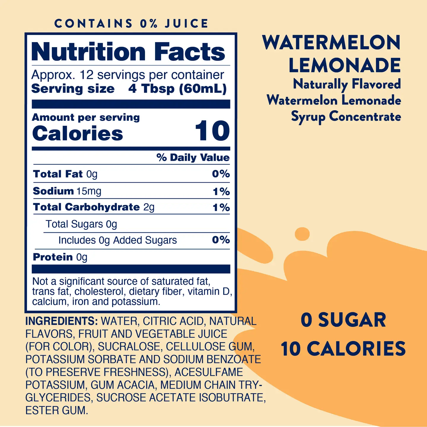 Sugar Free Watermelon Lemonade Syrup - Image 3