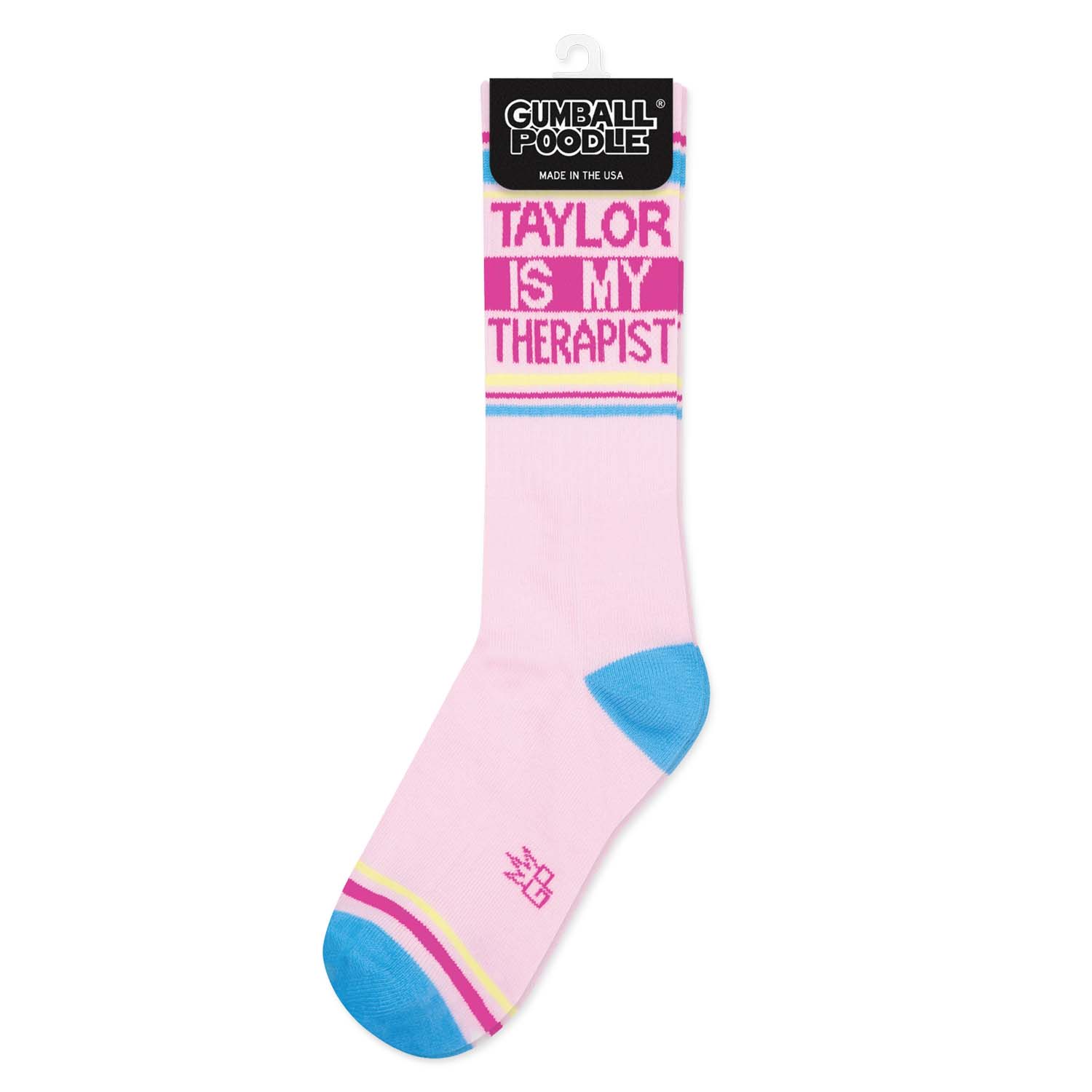 Taylor Is My Therapist Gym Crew Socks - Image 5