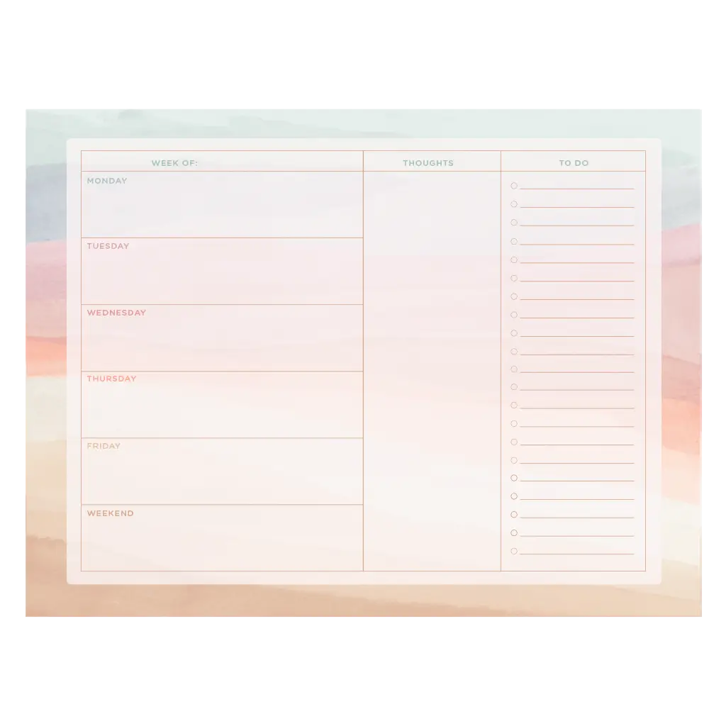 Tearaway Weekly Notepad XL - Image 2