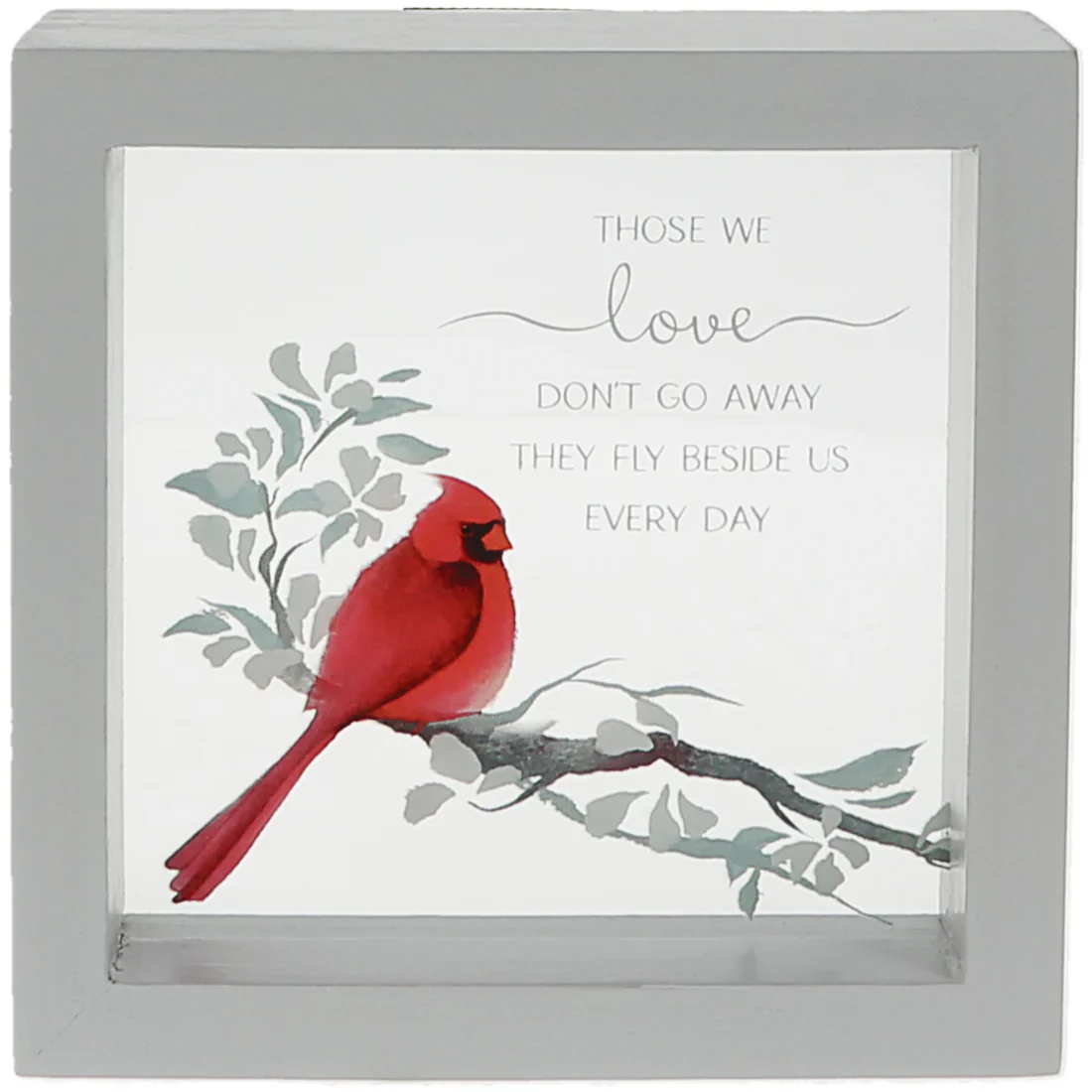 Those We Love Framed Glass Plaque