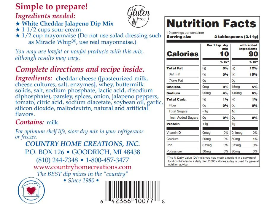 White Cheddar Jalapeno Dip Mix - Image 3